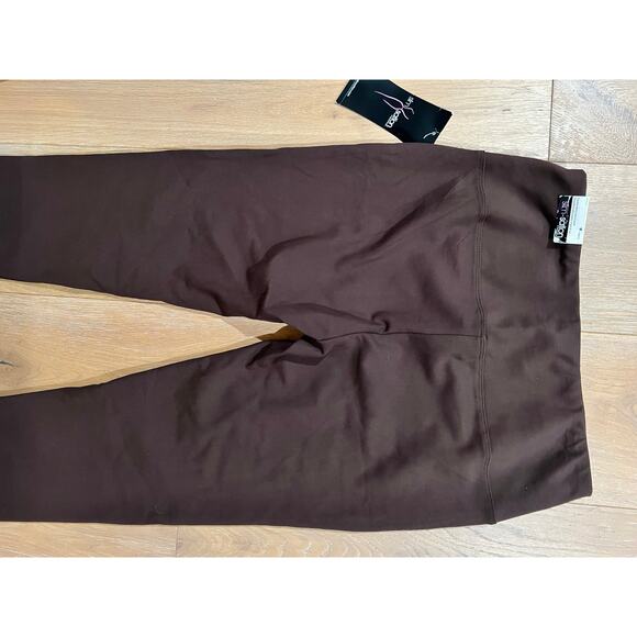 NWT Slim-sation Women's Brown Compression Ankle Leggings sz M - Picture 6 of 6
